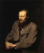 Perov, Vasily Portrait of Fyodor Dostoevsky oil on canvas